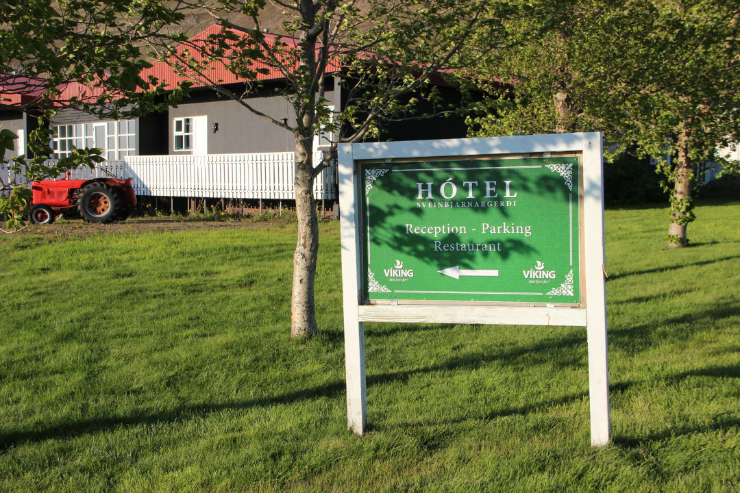 Gartenanlage Countryhotel Sveinbjarnargerdi