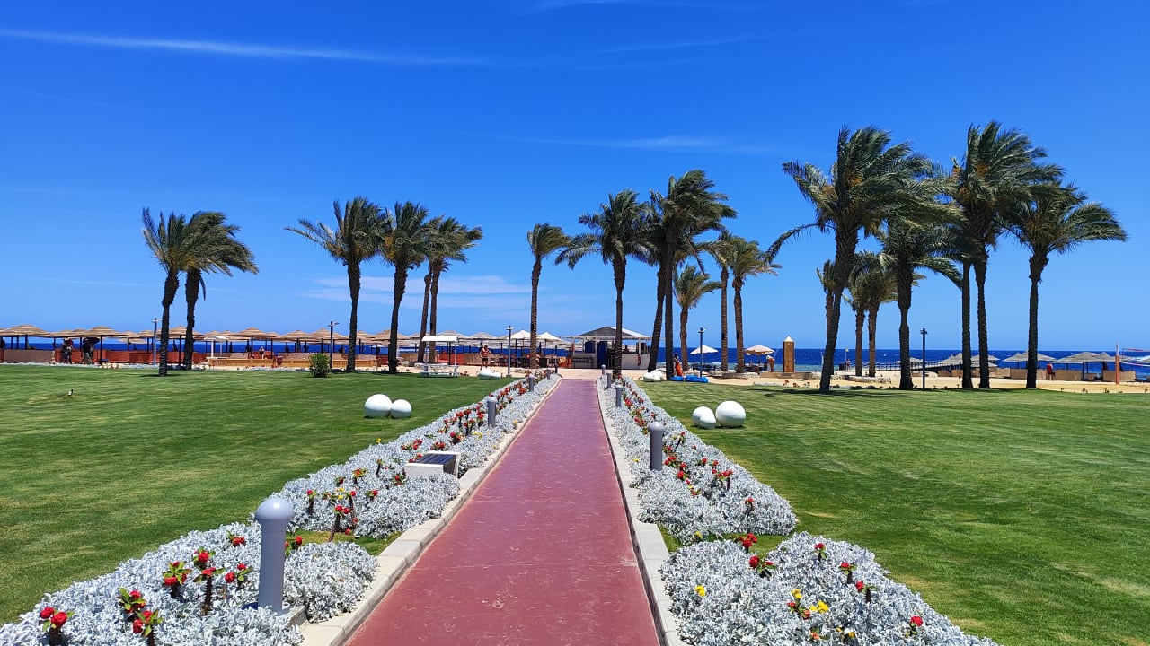 Gartenanlage Pickalbatros Palace Hotel-Port Ghalib