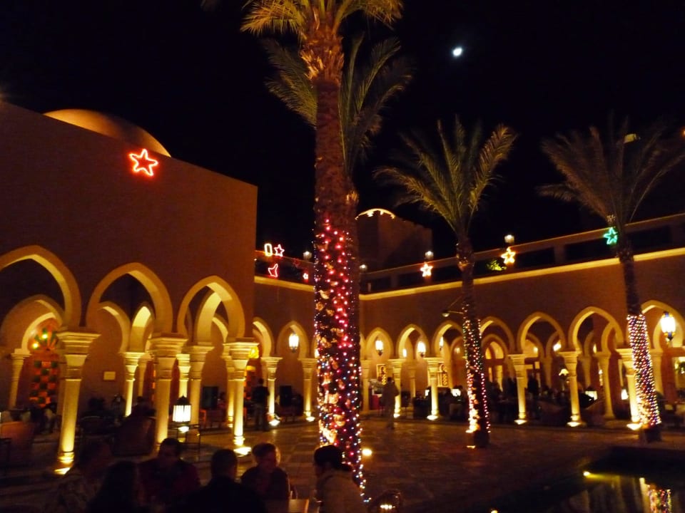 Weihnachtsbleuchtung am 5. Jänner Grand Makadi