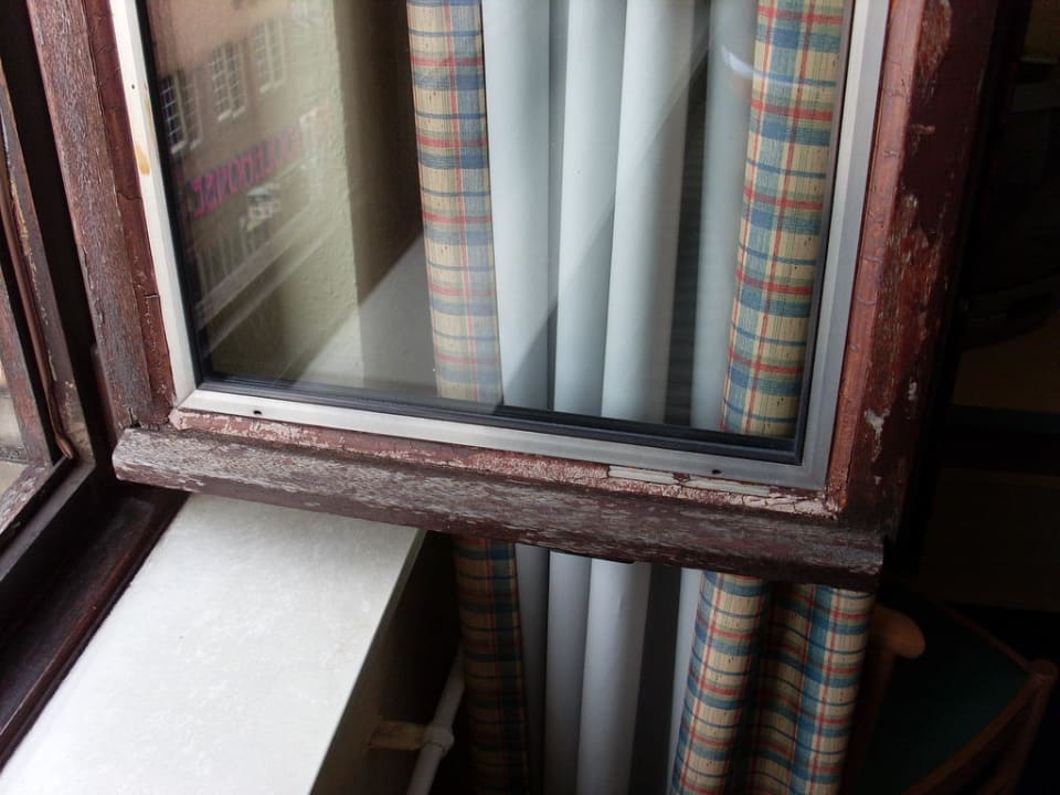 Fenster im Hotelzimmer St.Joseph Hotel Hamburg St.Pauli Kiez Reeperbahn