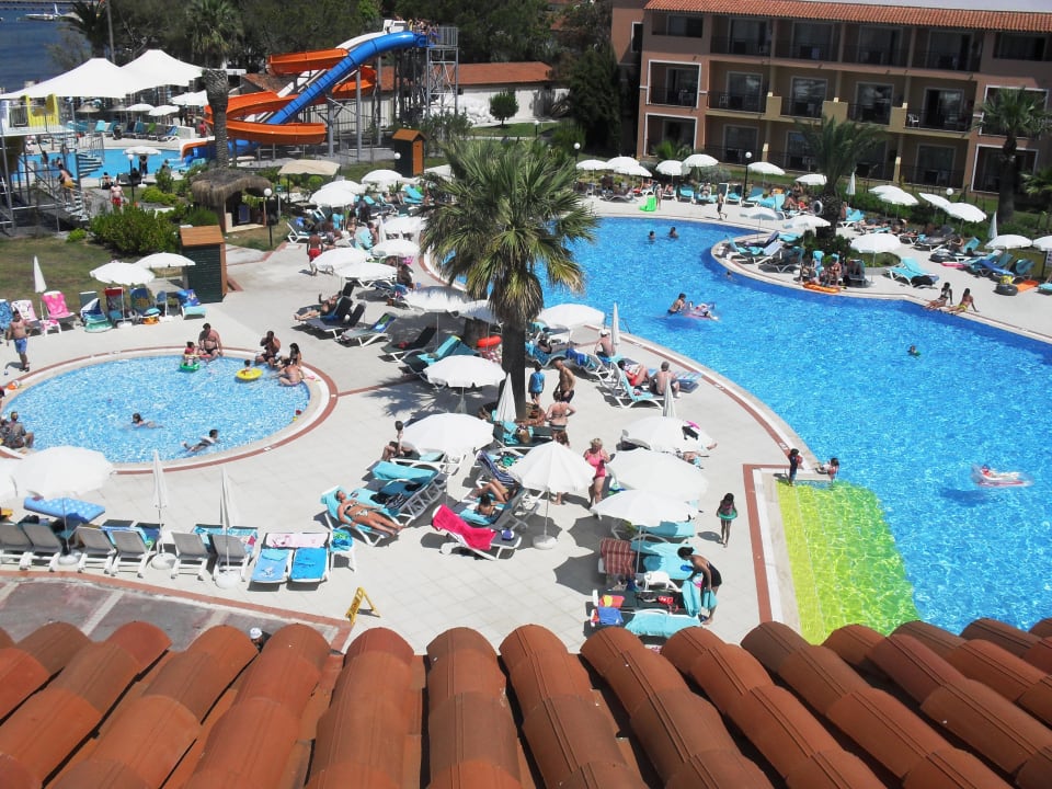 Poolanlage vom Balkon aus gesehen Ephesia Holiday Beach Club