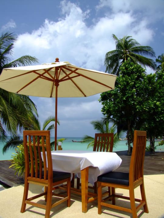 Essen mit Blick aufs Meer Long Bay Resort Koh Phangan