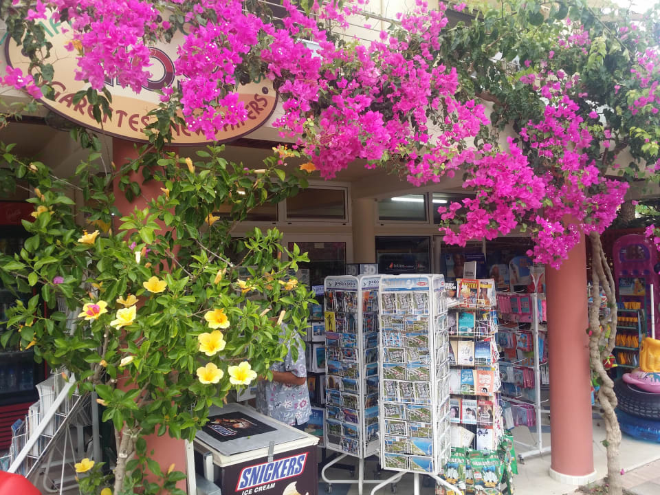 Kiosk im Blumenmeer Hydramis Palace Beach Resort