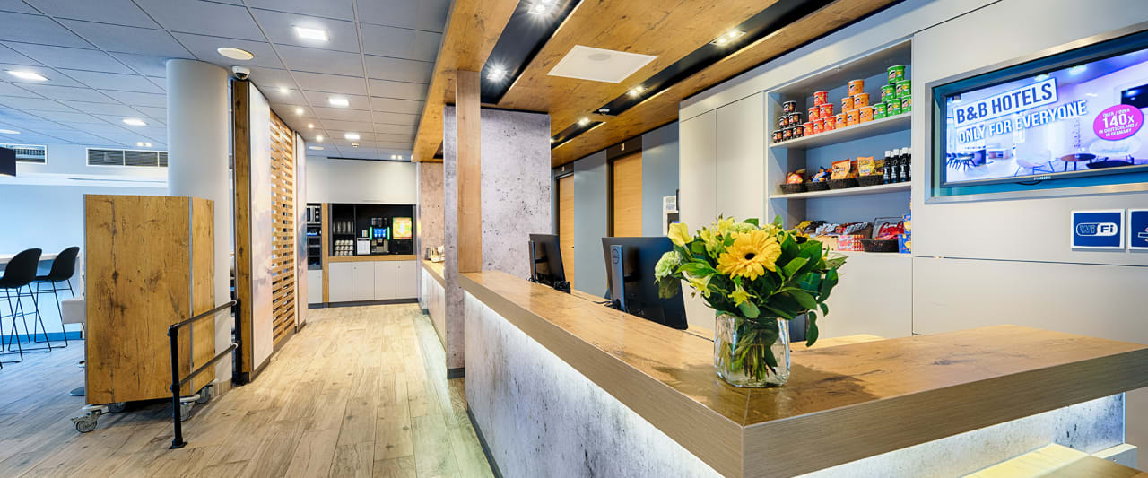 Lobby B&B Hotel Amsterdam-Zaandam