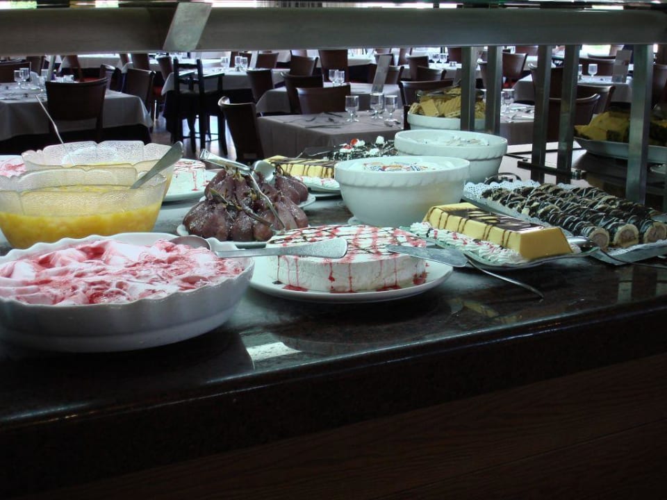 Nachtischbuffet blau punta reina