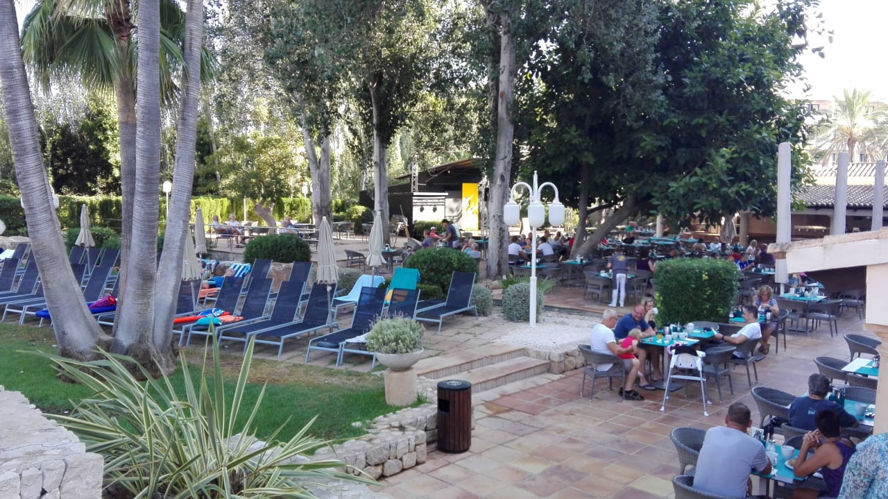 Restaurantterasse R2 Lago Playa Park