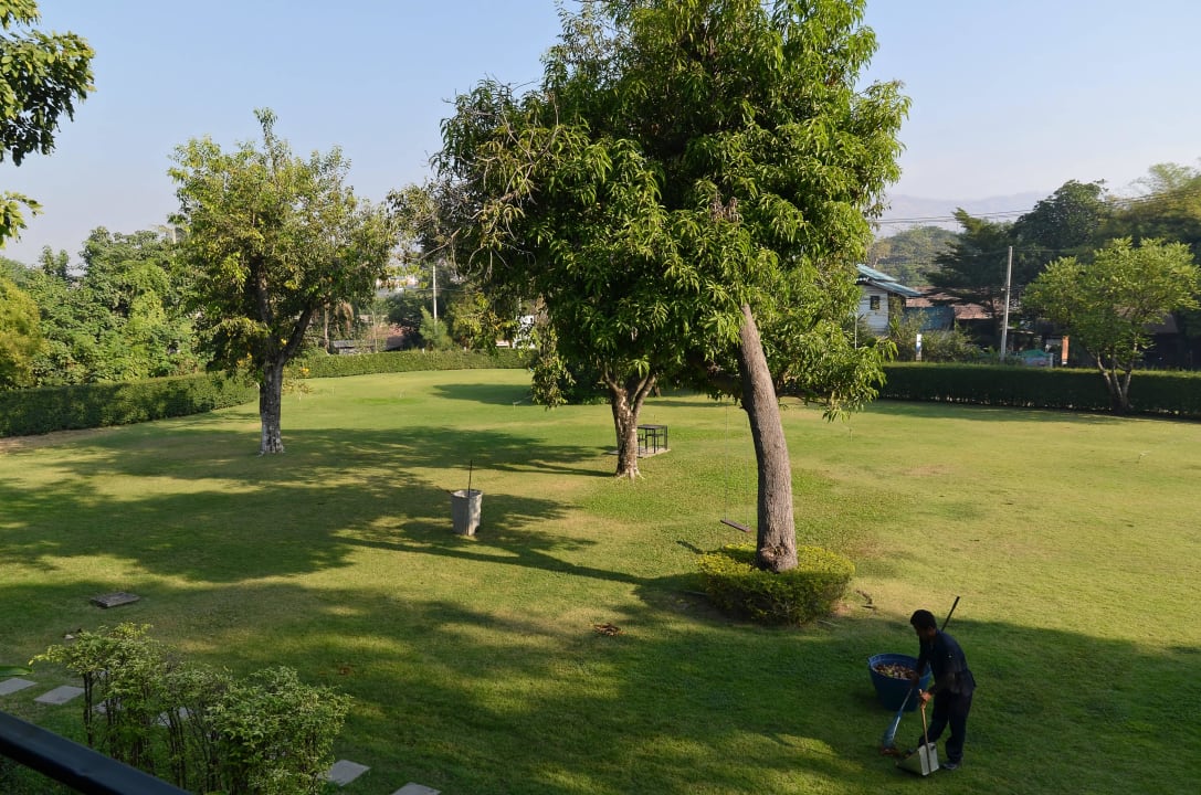 Blick vom Balkon U Inchantree Kanchanaburi