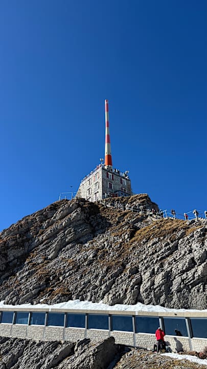 Ausblick Säntis - das Hotel