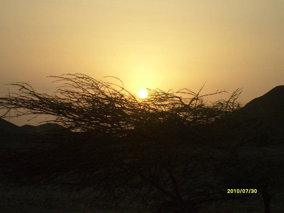 Sonnenuntergang in der Wüste Swisstouch Oriental Resort Marsa Alam
