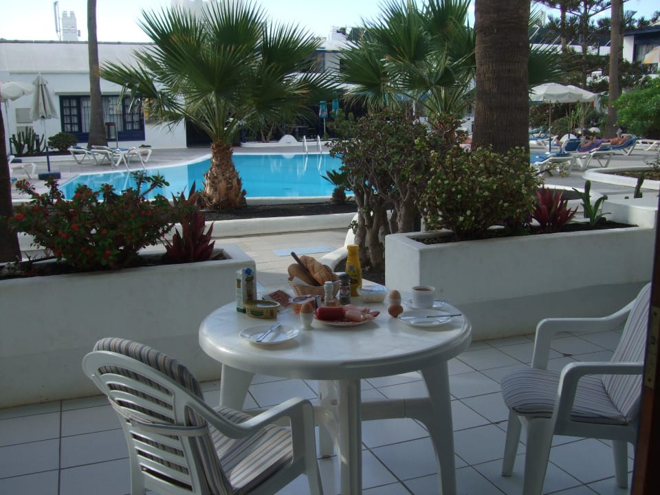 Schöne Aussicht zum Frühstück Bungalows & Appartements Playamar