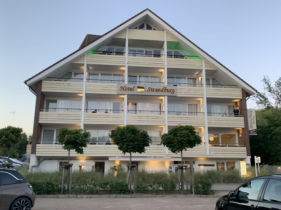 Außenansicht Hotel Strandburg