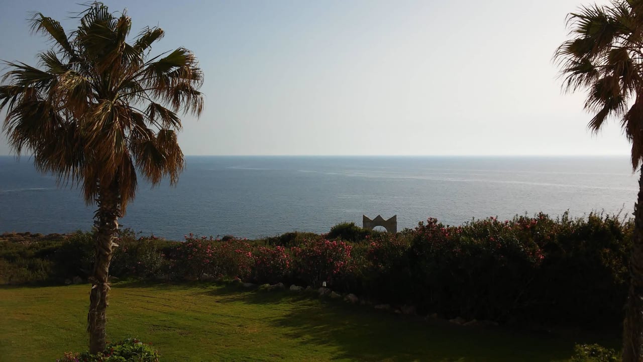 Blick vom Balkon aus Hotel Kalithea Horizon Royal