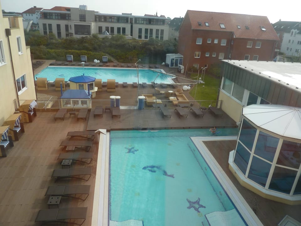 Blick vom Flur im 2. Stock Strandhotel Georgshöhe