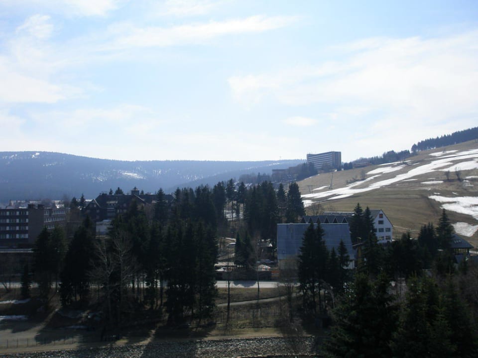 Blick aus dem Fenster Best Western Ahorn Hotel Oberwiesenthal - Adults only