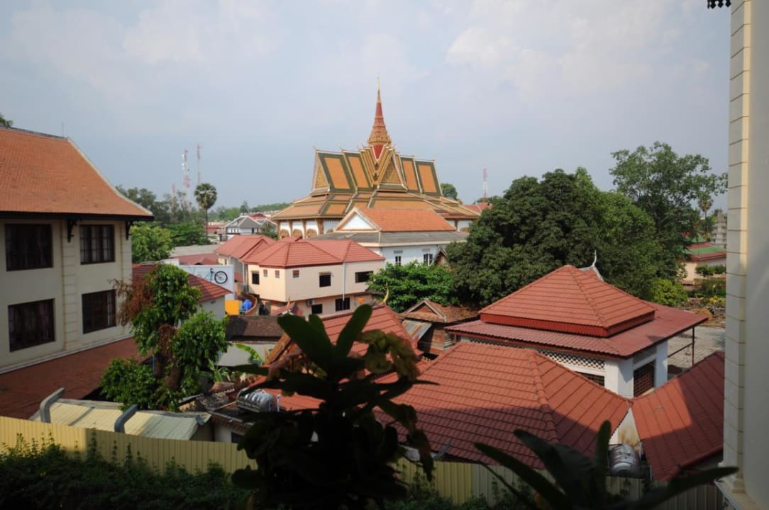 Die Aussicht aus dem Fenster Steung Siemreap Hotel