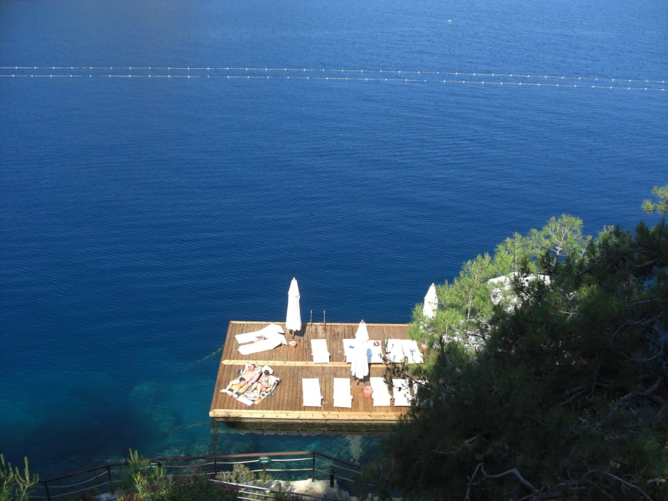 Auf dem Weg zum Silent Beach Hillside Beach Club