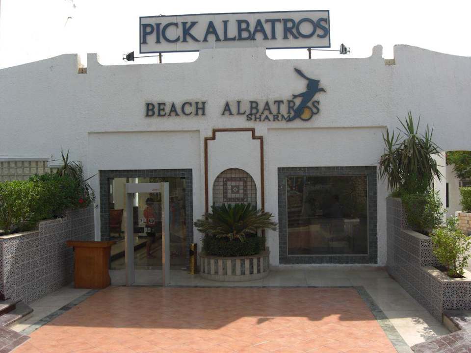 Eingang Albatros Sharm Resort