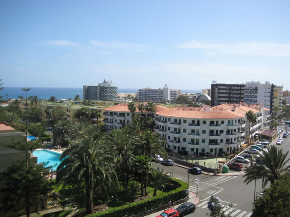 Ausblick vom Balkon in Richtung Meer Abora Buenaventura by Lopesan Hotels