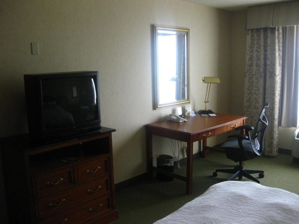 TV und Schreibtisch Hotel Hilton Garden Inn San Francisco Airport North