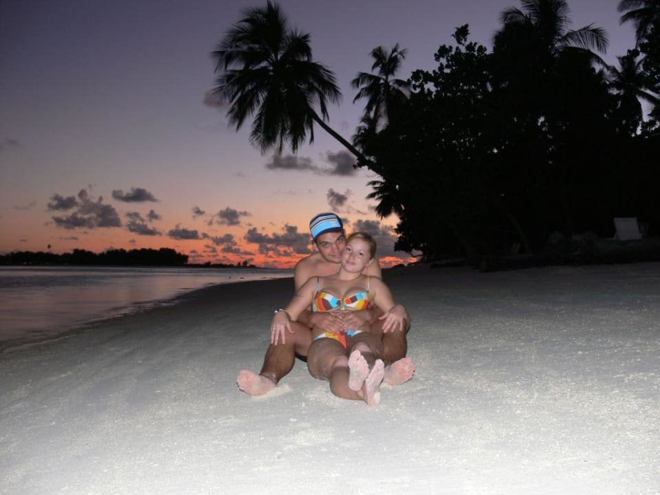 Sonnenuntergang Meeru Maldives Resort Island