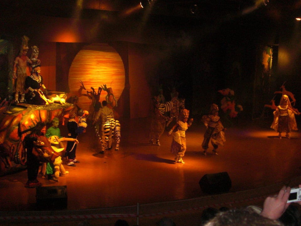 König der Löwen im Amphietheater VONRESORT Golden Beach