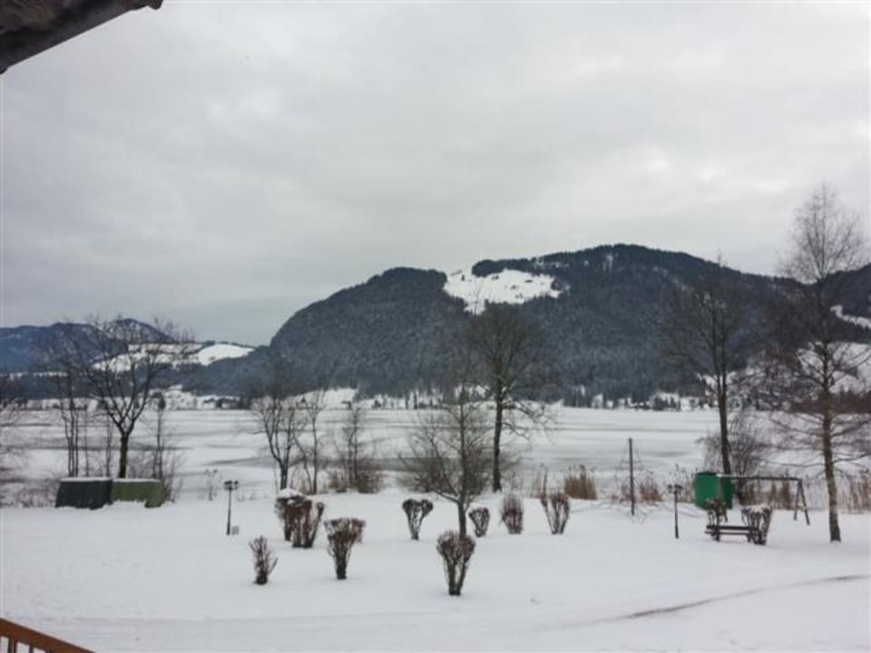 Ausblick aus dem Restaurant Hotel Bellevue am See