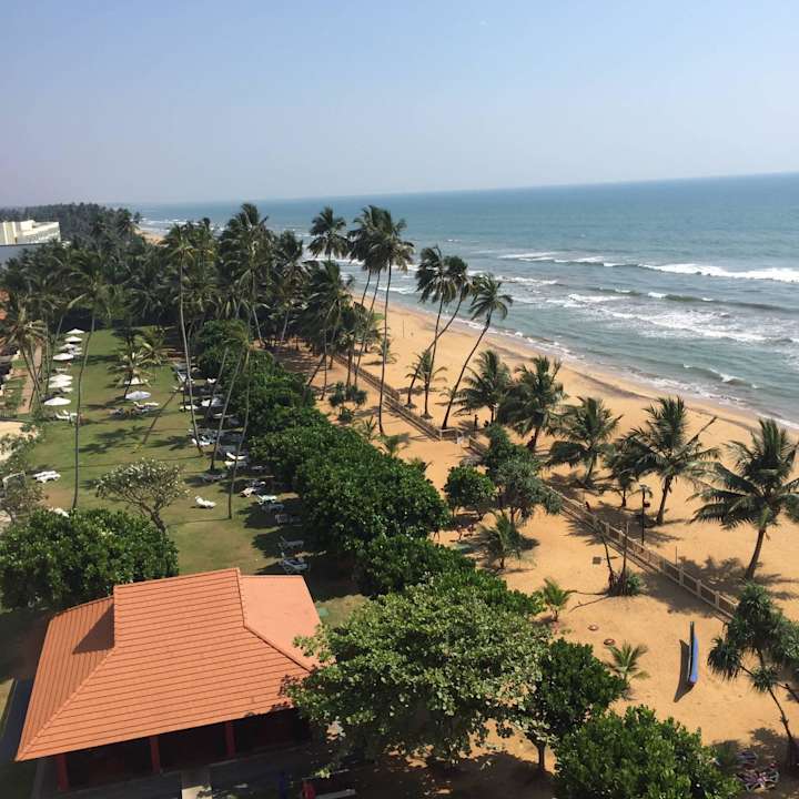 Blick vom Balkon Turyaa Kalutara