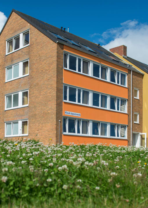 Außenansicht Klassik Appartements Helgoland