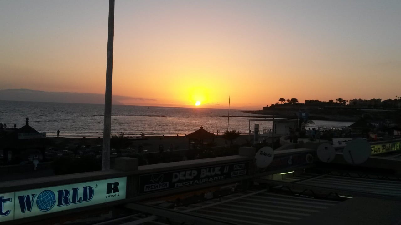 Sonnenuntergang am Abend Los Olivos Beach Resort