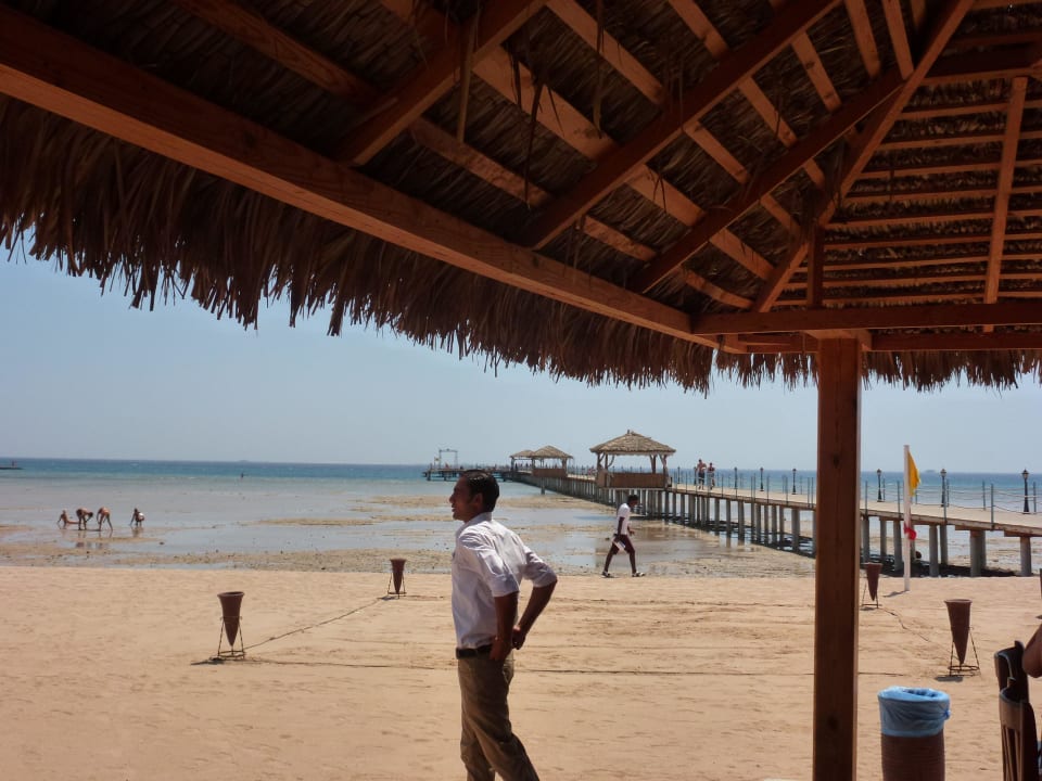 View from beach bar Amwaj Beach Club Abu Soma Resort