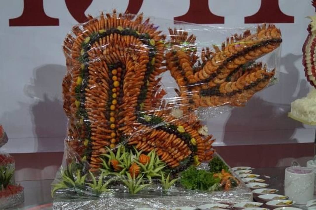 Weihnachtsbuffet  Pickalbatros Alf Leila Wa Leila Resort - Neverland Hurghada