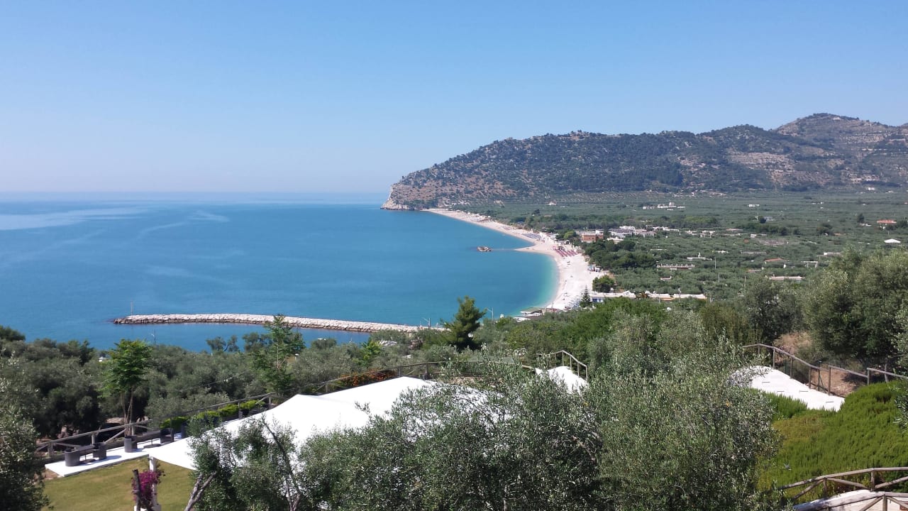 Blick auf die Bucht vom Hotel aus  Hotel Residence Il Porto