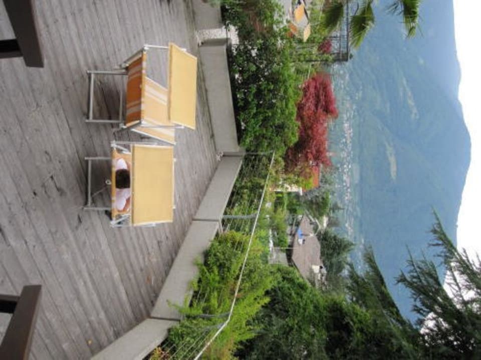 Dachterrasse der Turmsuite Hotel Ansitz Plantiz