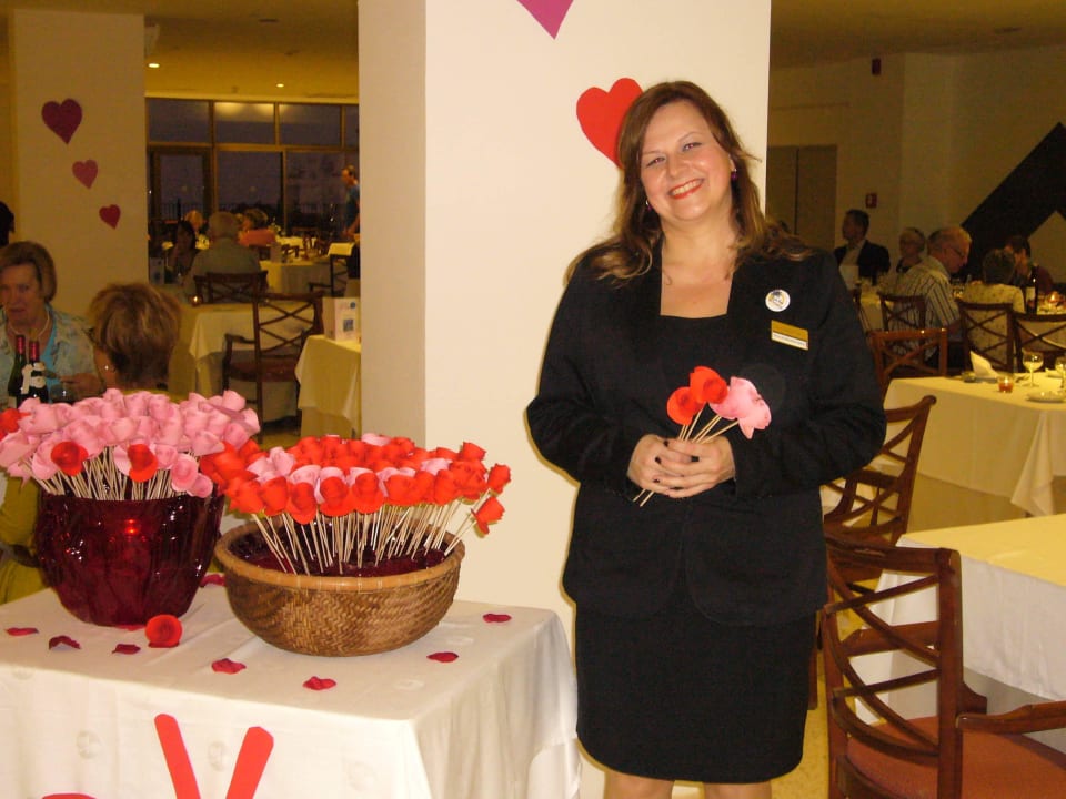 Begrüßung  am Valentinstag Hotel Atlantic El Tope