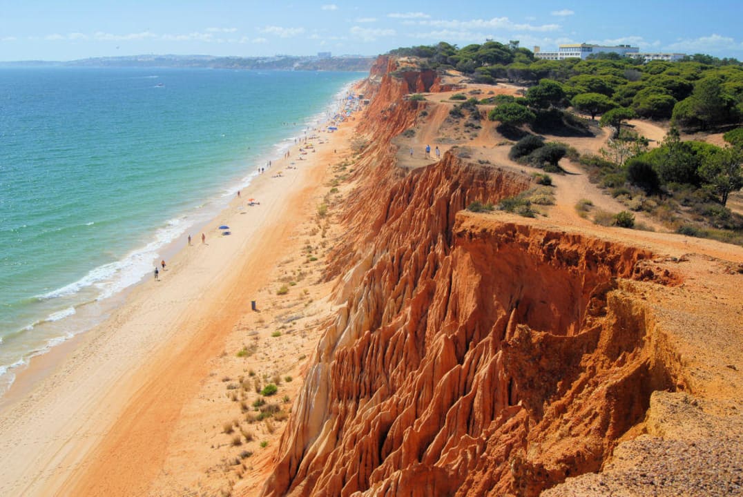 Küste Blick Richtung Albufeira AP Adriana Beach Resort