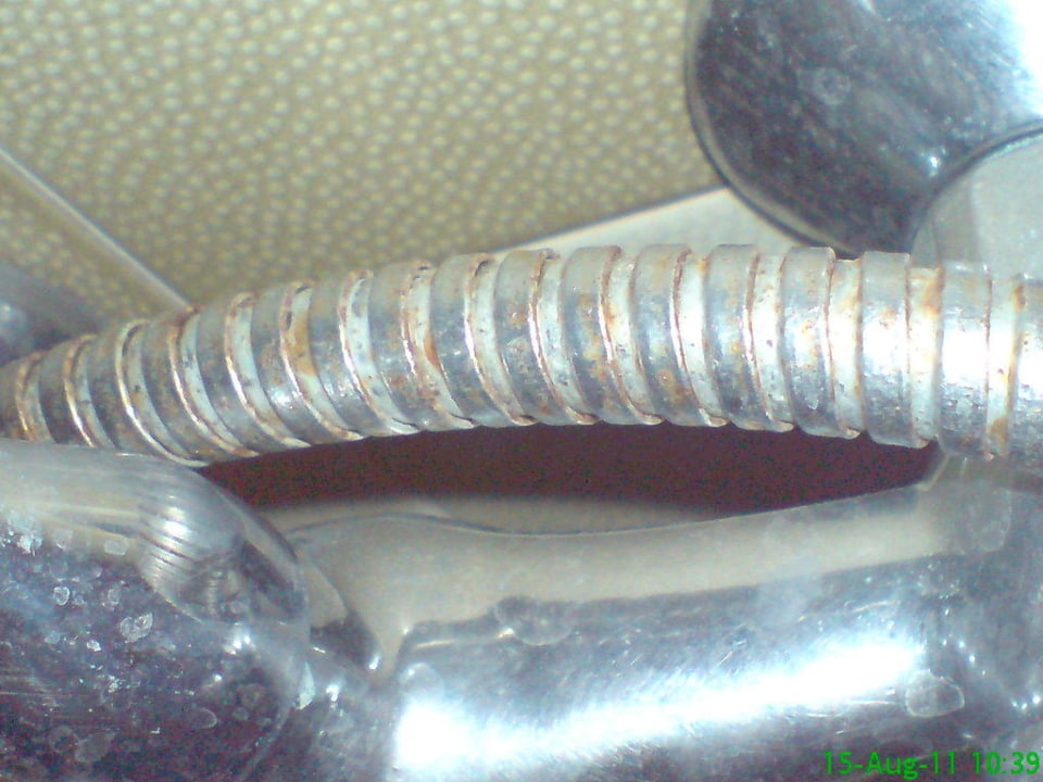 Badezimmer. Alles verdreckt und ekelig Hotel Marianna