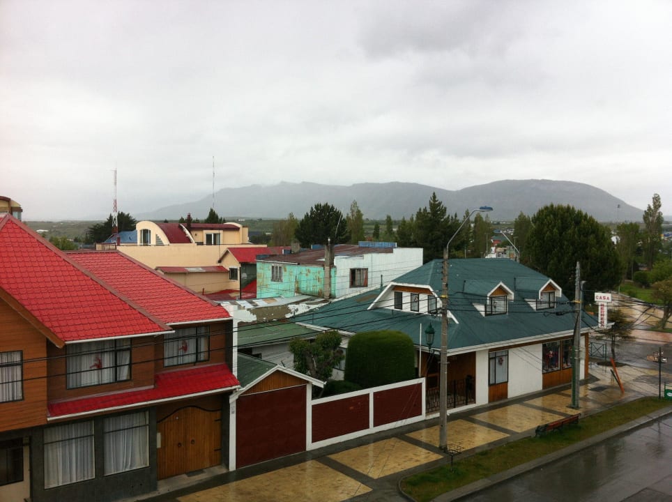 Blick von der Dachterrasse Hotel Natalino Patagonia