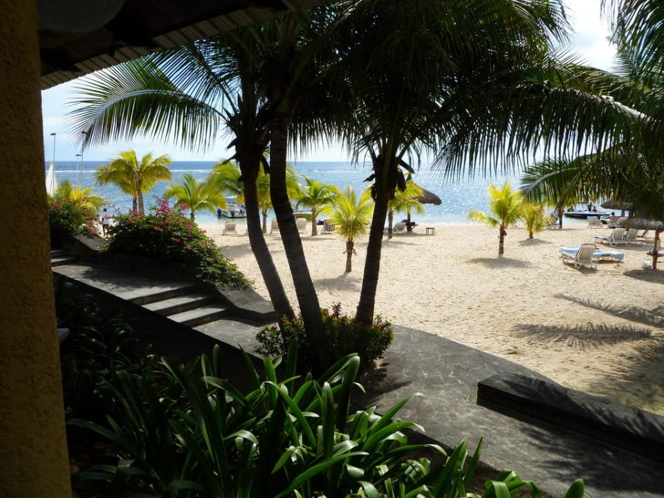 Unser Ausblick vom Frühstück Victoria Beachcomber Resort & Spa