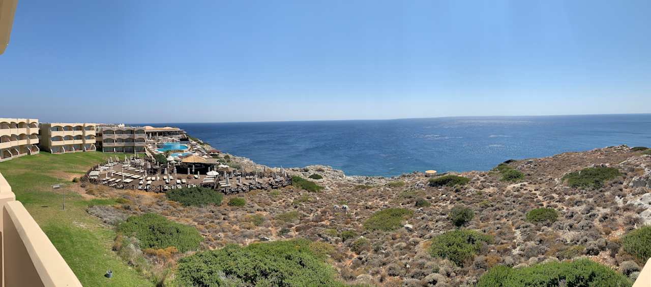 Ausblick Hotel Kalithea Horizon Royal