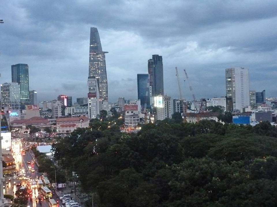 Blick von der Club Lounge Hotel New World Saigon