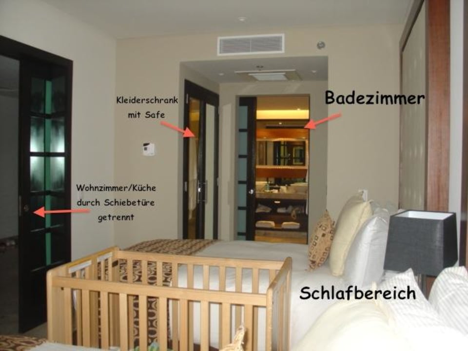 One-Bedroom-Suite / Schlafbereich Paradisus Playa del Carmen - Riviera Maya