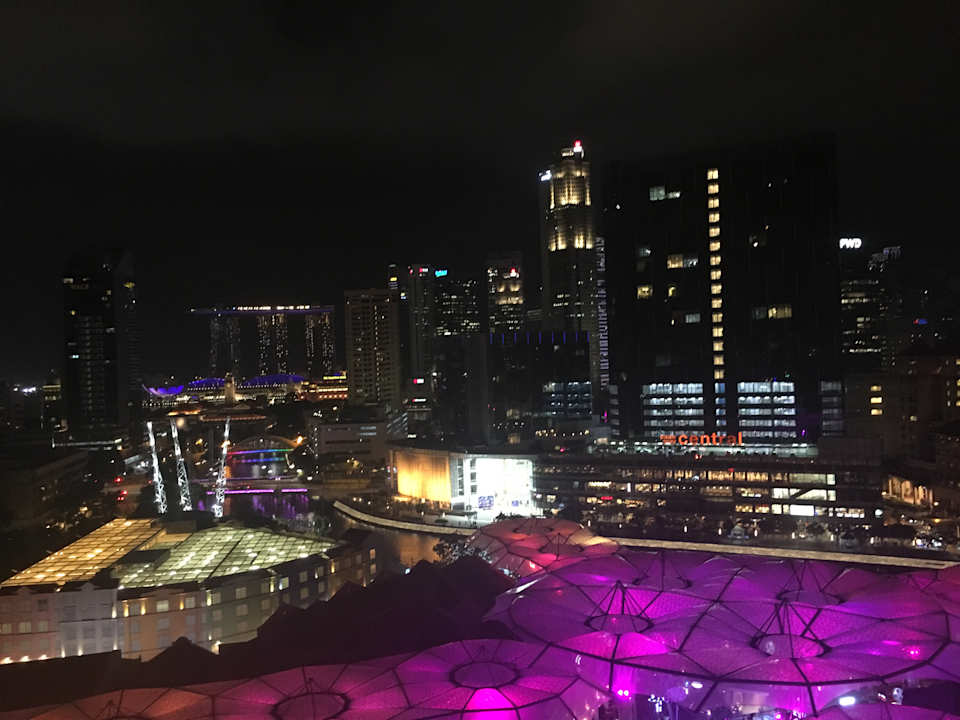 Ausblick Hotel Novotel Clarke Quay