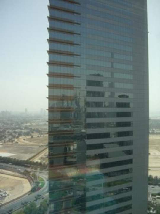 Ausblick vom Hotelzimmer 27. Stock Hotel Jumeirah Emirates Towers