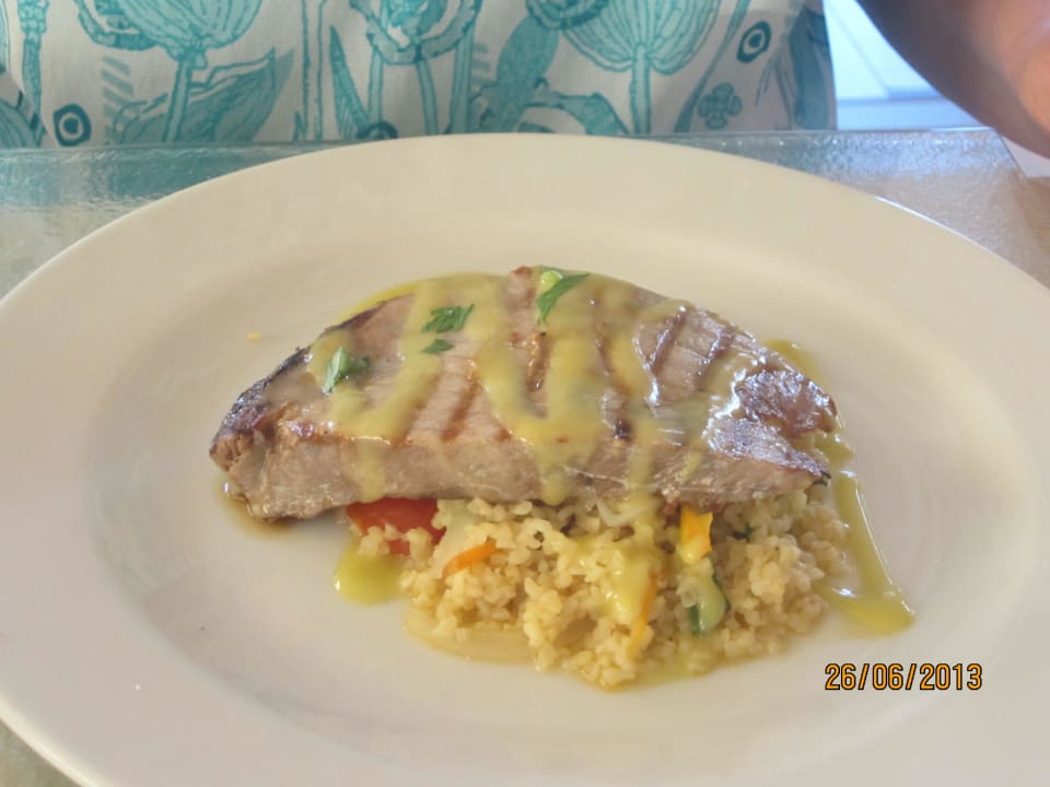 Hauptspeise im À-la-carte-Restaurant Grand Hotel Holiday Resort