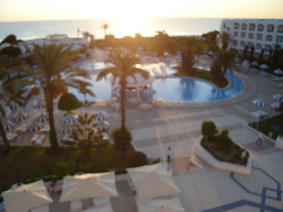 Panorama von Zimmerterrasse Mahdia Palace Thalasso