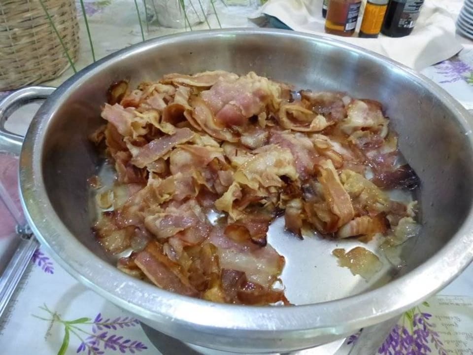 Frühstücksbuffet - gebratener Schinken Hotel Residence Relais Du Lac