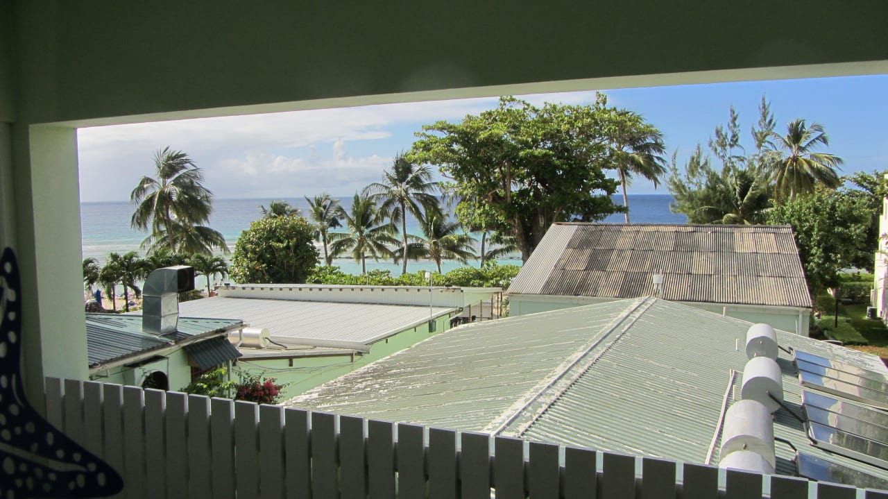 Blick vom Balkon, Zi. 31 Coconut Court Beach Hotel