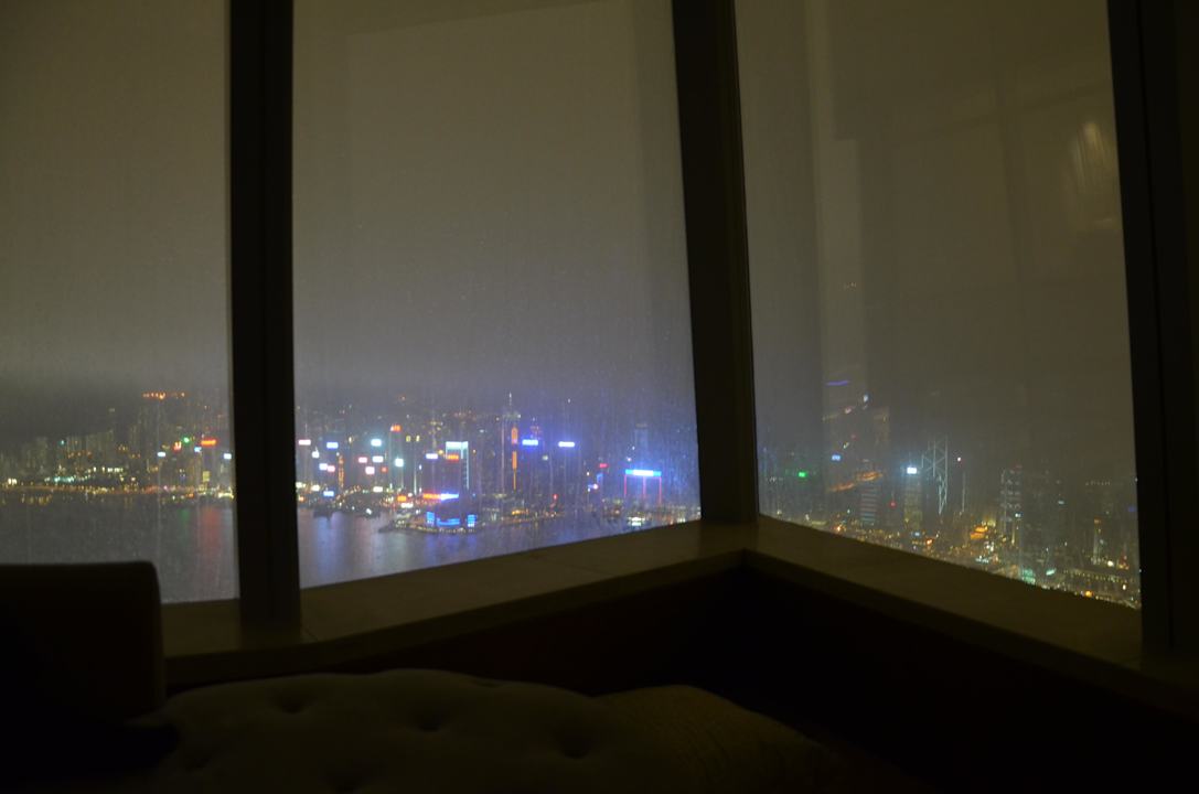 Vom Sessel aus aufgenommen Hotel The Ritz-Carlton Hongkong