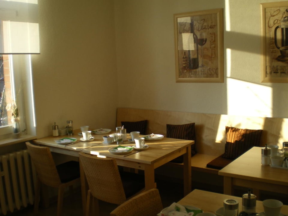 Frühstücksraum Pension Villa am Park