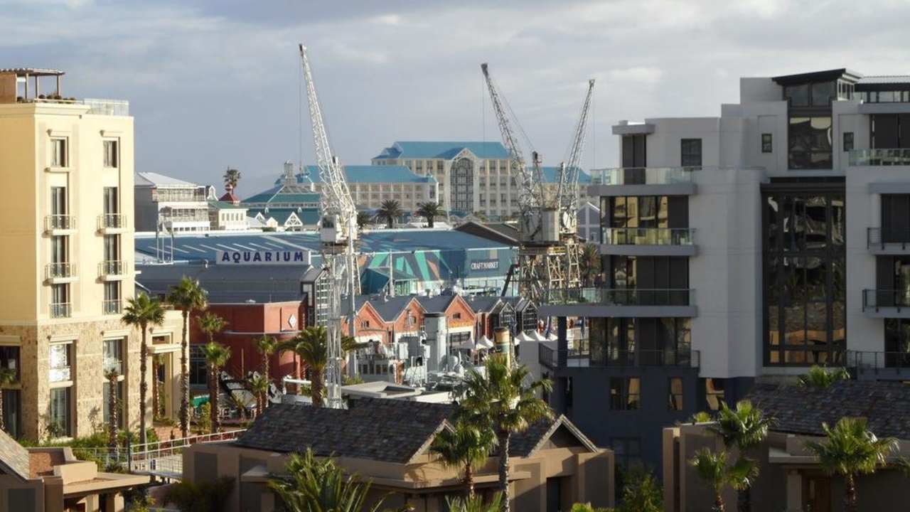 Blick von unserer Terrasse auf die Waterfront African Elite Properties